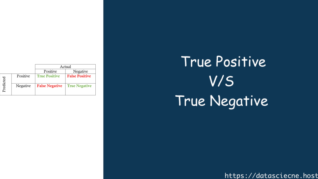 What is True Positive and True Negative?