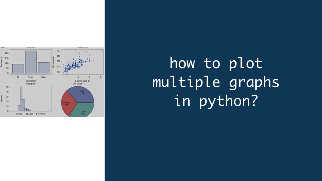 how to plot multiple graphs in python?