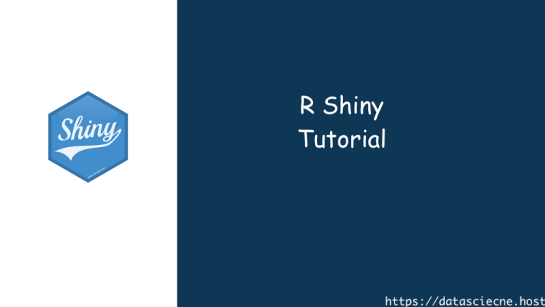rstudio shiny tutorial